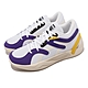 Puma 籃球鞋 TRC Blaze Court 男鞋 白 奶油 紫黃 Lakers 湖人配色 低筒 運動鞋 37658207 product thumbnail 1