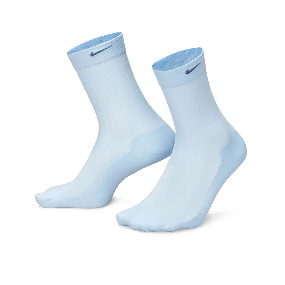 NIKE 襪子 女款 中筒襪 運動襪 2雙組 W NK SHEER CREW 200 藍 DV5701-479