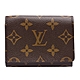 LV M63801 Enveloppe Carte De Visite經典Monogram塗層帆布印花翻蓋暗釦名片夾 product thumbnail 1