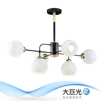 【大巨光】現代風 E27x6 吊燈-大(BM-50863)