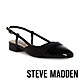 STEVE MADDEN-BELINDA 拼接繞踝平底鞋-黑色 product thumbnail 1