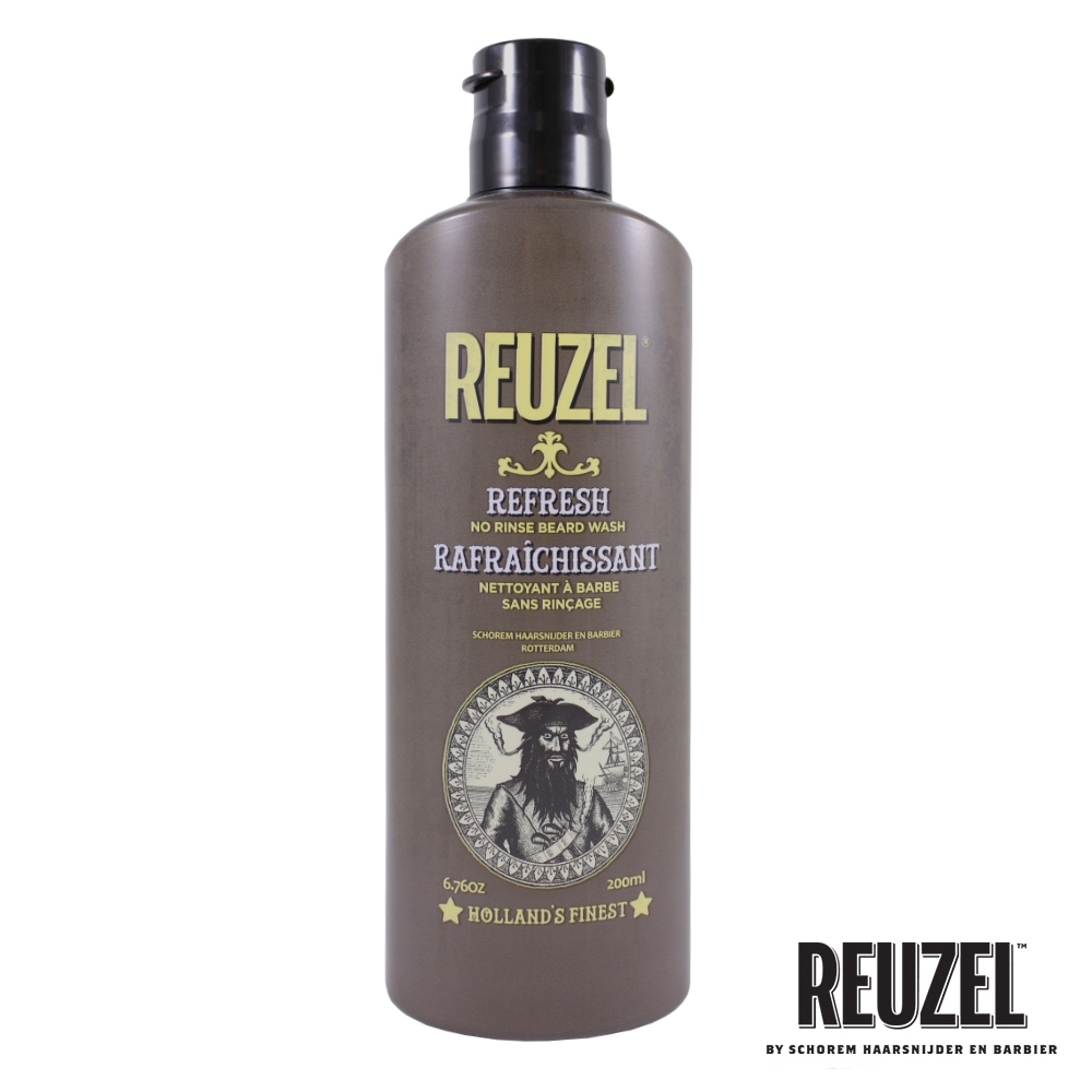 REUZEL 免沖保濕潔淨鬍鬚泡沬 200ml