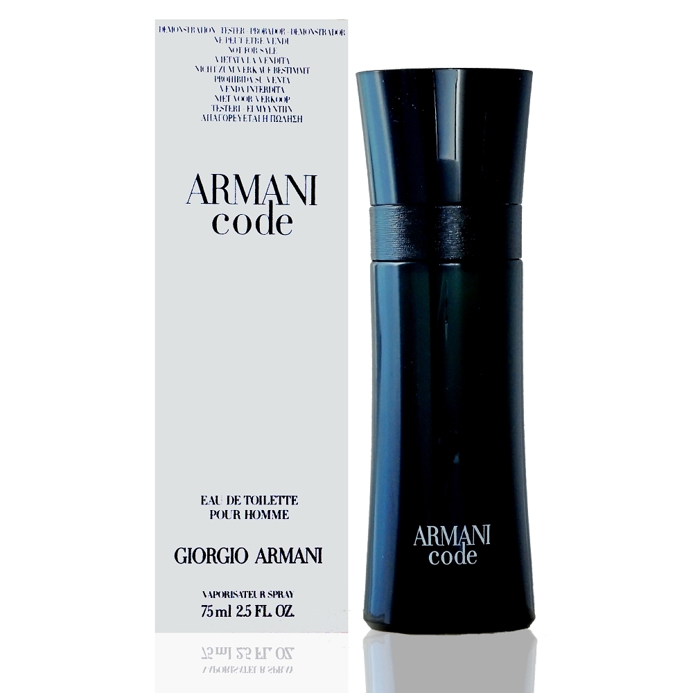 Giorgio Armani Code 黑色密碼男性淡香水75ml Tester 包裝| 其他品牌