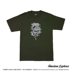 American Explorer 美國探險家 印花T恤(客製商品無法退換) 圓領 美國棉 圖案 T-Shirt 獨家設計款 棉質 短袖 (祥龍)