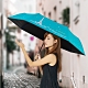 【雙龍牌】巴黎鐵塔降溫13度黑膠自動傘自動開收傘晴雨傘B6290NC1-蒂芬藍 product thumbnail 1