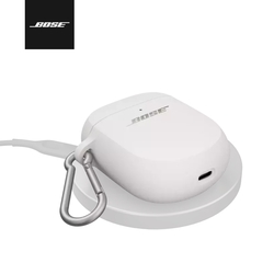 Bose QuietComfort 消噪耳塞 矽膠無線充電盒保護套 霧白色 (通用 II / Ultra)