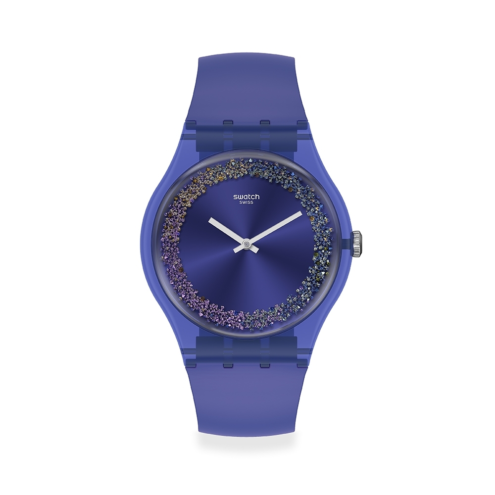 Swatch 菁華系列手錶 PURPLE RINGS 繽紛紫-41mm