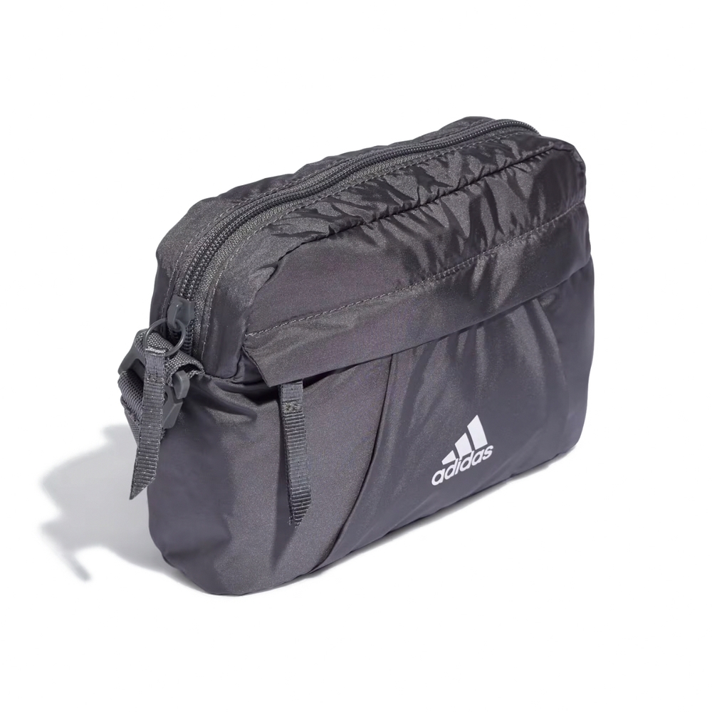 adidas 肩背包 Glow Pouch 斜背 側背包 灰 白 小包 包 尼龍 愛迪達 IM4236