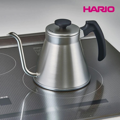 【HARIO V60菲特系列】白金不鏽鋼菲特細口壺800ml [VKF-120-HSV]