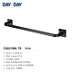 DAY&DAY 304不鏽鋼 精緻霧黑系列 單桿毛巾掛桿組-75cm ( C0021BK-75 ) product thumbnail 1