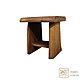 吉迪市柚木家具 原木厚板造型單人椅凳 SN027AA 椅子 矮凳 板凳 木椅 簡約 product thumbnail 2