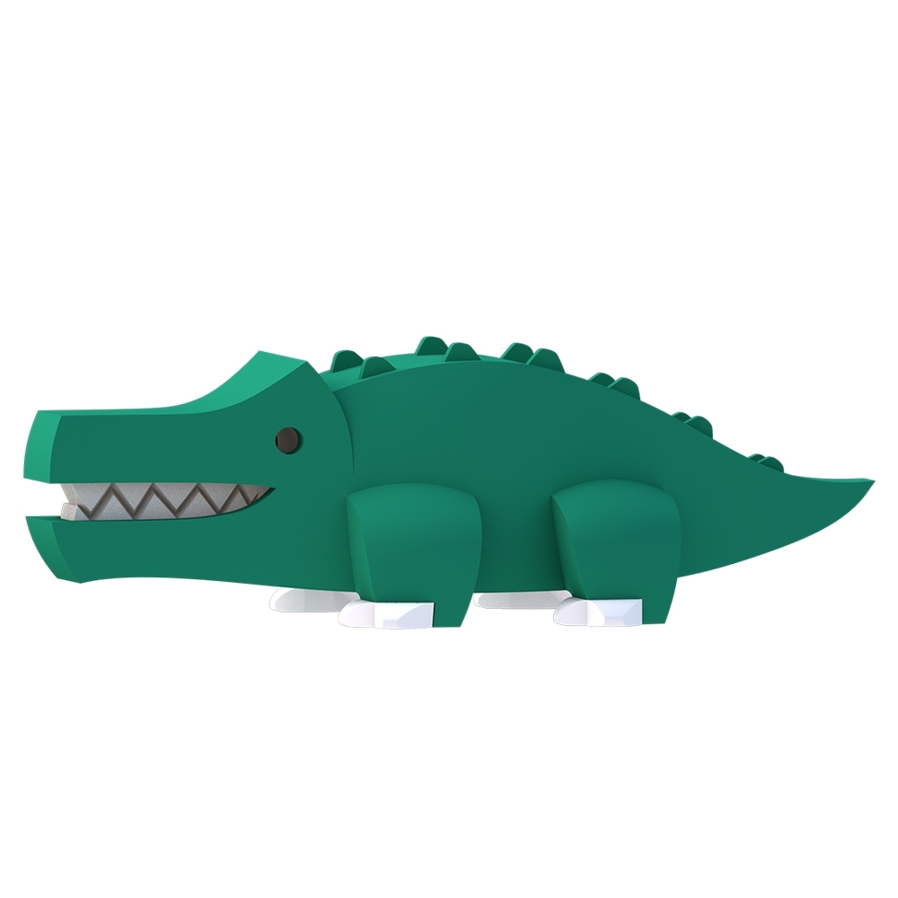 HALFTOYS 哈福玩具-3D動物樂園：CROCODILE 鱷魚 STEAM教育玩具