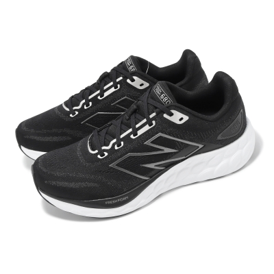 New Balance 慢跑鞋 Fresh Foam 680 V8 D 女鞋 寬楦 黑白 緩衝 運動鞋 NB W680LK8-D