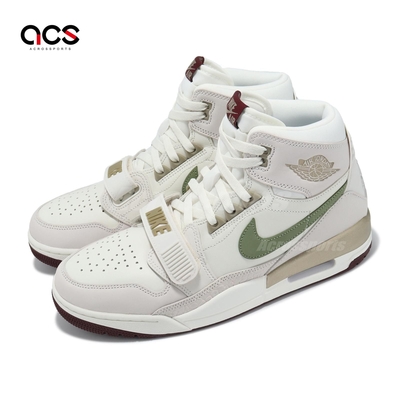 Nike 休閒鞋 Air Jordan Legacy 312 男鞋 卡其 綠 氣墊 爆裂紋 荔枝皮 喬丹 經典 HF0745-131