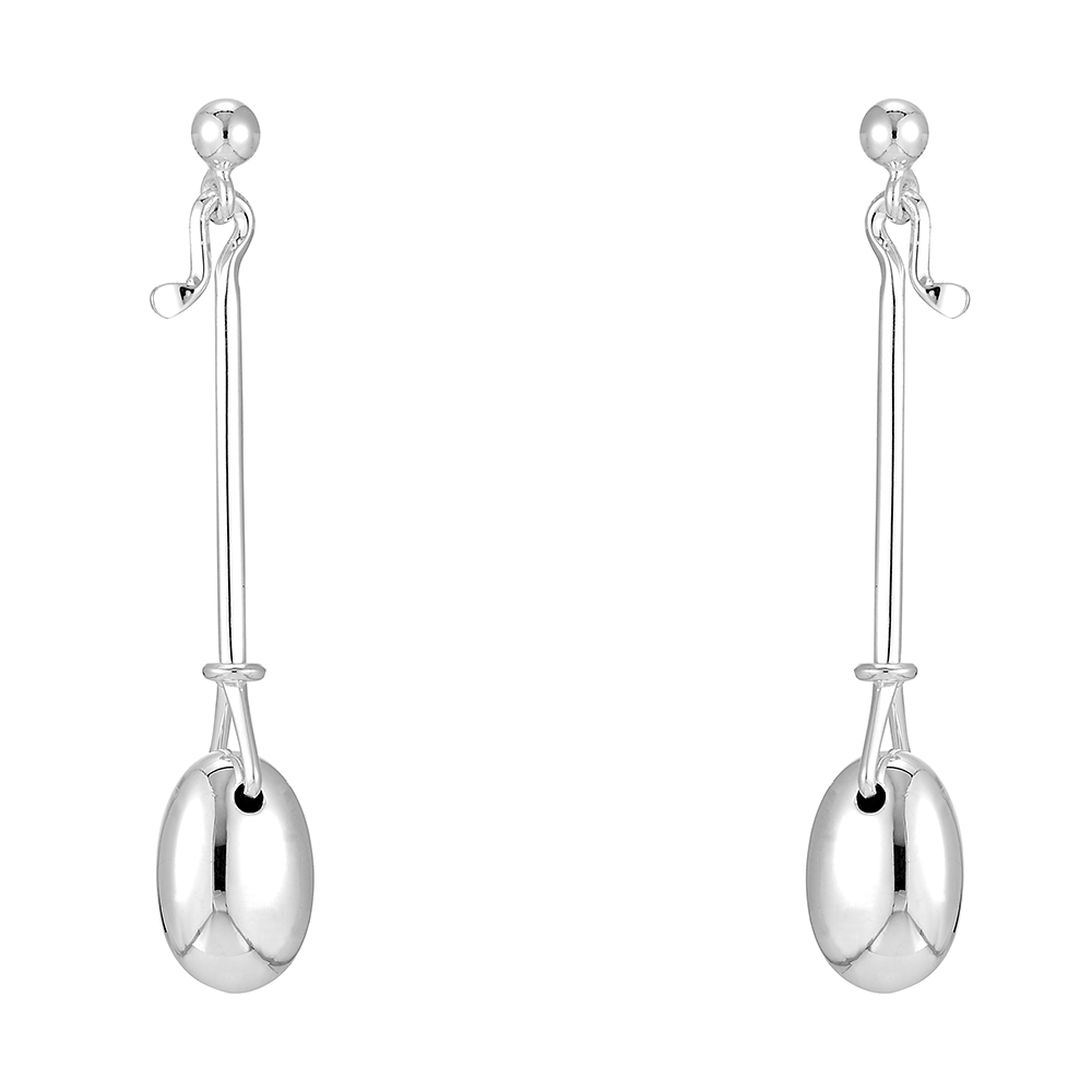 GEORG JENSEN-DEW DROP 純銀耳環