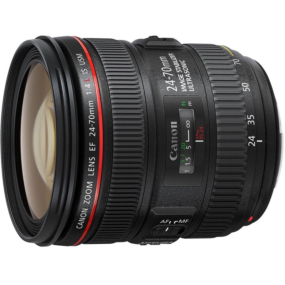 福利品】Canon EF 24-70mm F4L IS USM 標準變焦鏡頭(公司貨-拆鏡白盒