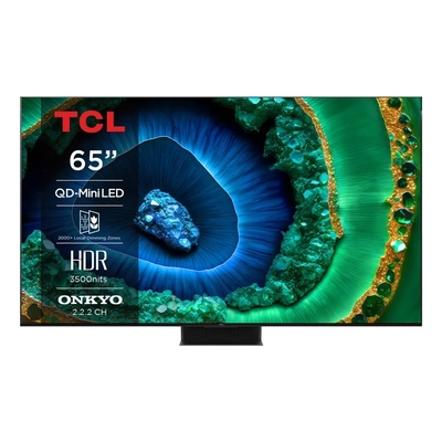 TCL 65型 65C855 4K TV 量子智能連網液晶顯示器 含桌上安裝