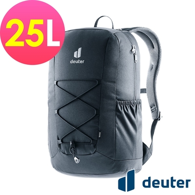 【deuter 德國】gogo 25l休閒旅遊後背包3813224黑/戶外健行/日常通勤*