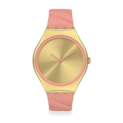 Swatch Skin Irony 超薄金屬系列 BLUSH QUILTED 氣質粉(38mm)