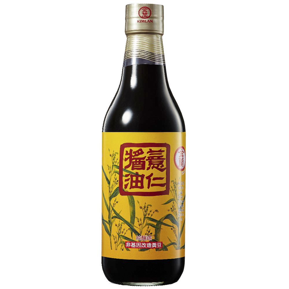 金蘭 薏仁醬油(590ml)