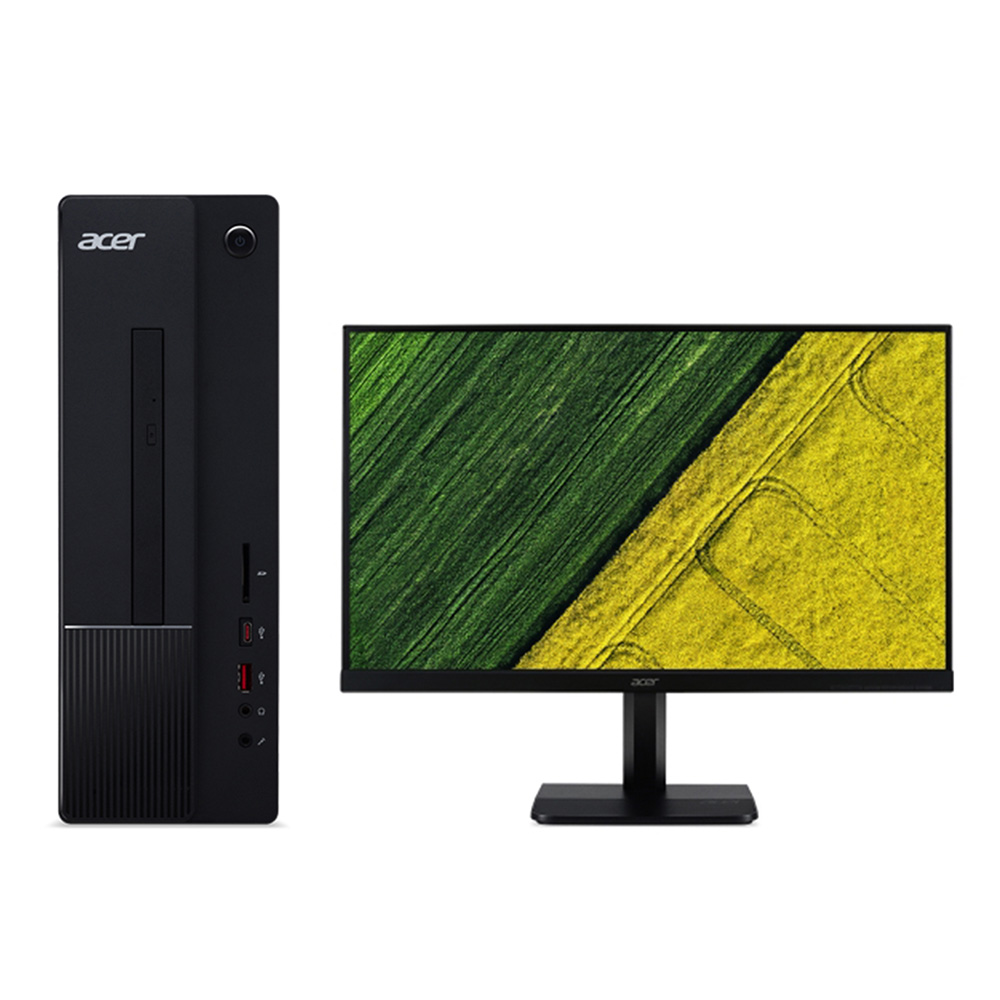 Acer XC-860+24吋螢幕+安裝卡組合入門級獨立顯卡