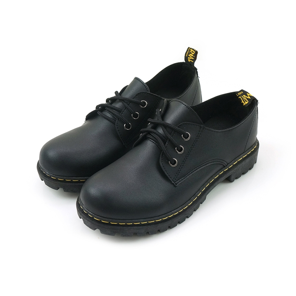 Material 瑪特麗歐 短靴 (加大版)綁帶短版馬丁靴  TG51460