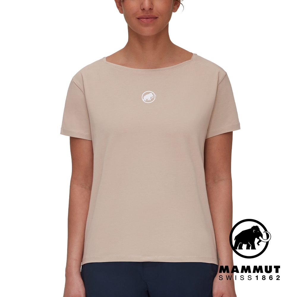 【Mammut 長毛象】 Mammut Seon T-Shirt W Original 機能短袖有機棉T恤 女款 薩凡納褐 #1017-05770