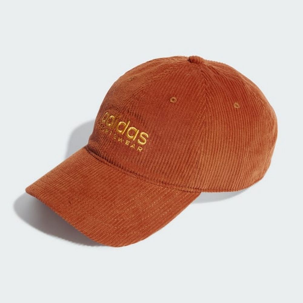 ADIDAS LOW DAD CAP COR 棒球帽-橘棕色-II3507