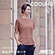 STL yoga 韓國 女 運動 連肩袖 短袖 上衣 T恤 Cooling Dry BASIC 涼感 快乾 乾燥玫瑰DryRose product thumbnail 1