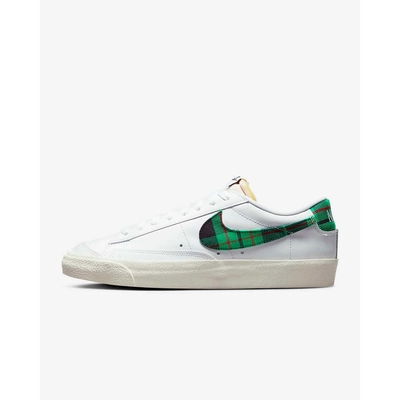 NIKE BLAZER LOW 77 PRM 男運動休閒鞋-白綠-DV0801100