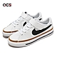 Nike 休閒鞋 Court Legacy PSV 童鞋 中童 小朋友 白 黑 咖啡 魔鬼氈 復古 4-7歲 DA5381-102 product thumbnail 1