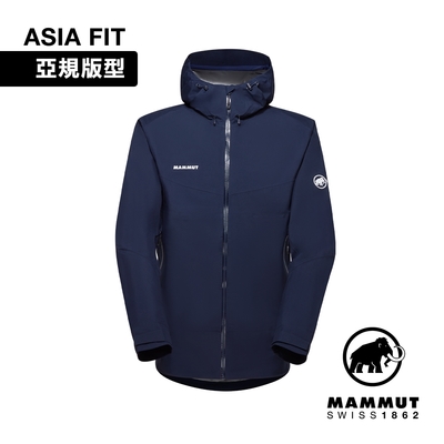 【Mammut 長毛象】Convey Tour HS Hooded Jacket AF 防風防水連帽外套 海洋藍 男款 #1010-28451