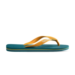 Havaianas Brasil Logo 男鞋 女鞋 綠色 哈瓦仕 夾腳拖 國旗 拖鞋 4110850-1832U