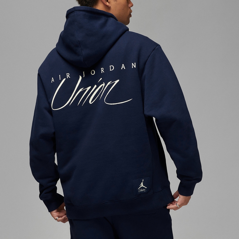 Nike 帽T Jordan x Union Hoodie 男款藍連帽上衣喬丹聯名DV7335-419