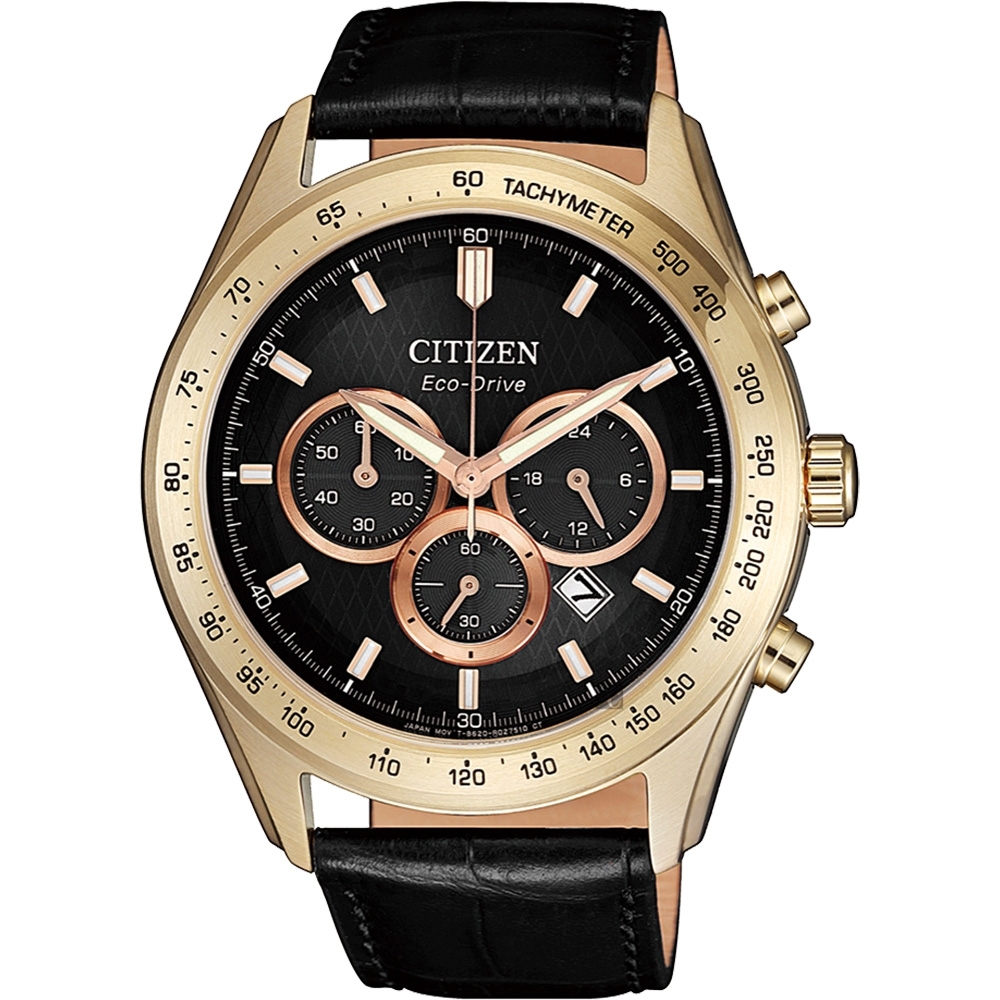 CITIZEN 星辰 情人節光動能計時手錶-44mm(CA4453-14E)