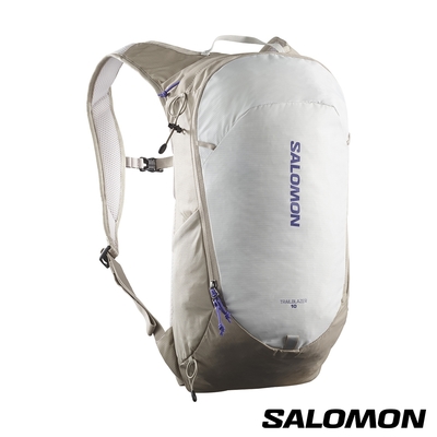 官方直營 Salomon TRAILBLAZER 10 多功能背包 復古卡其/冰河灰