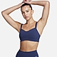 NIKE AS W NK DF ALATE TRACE BRA 女運動內衣-藍色-DO6609410 product thumbnail 1