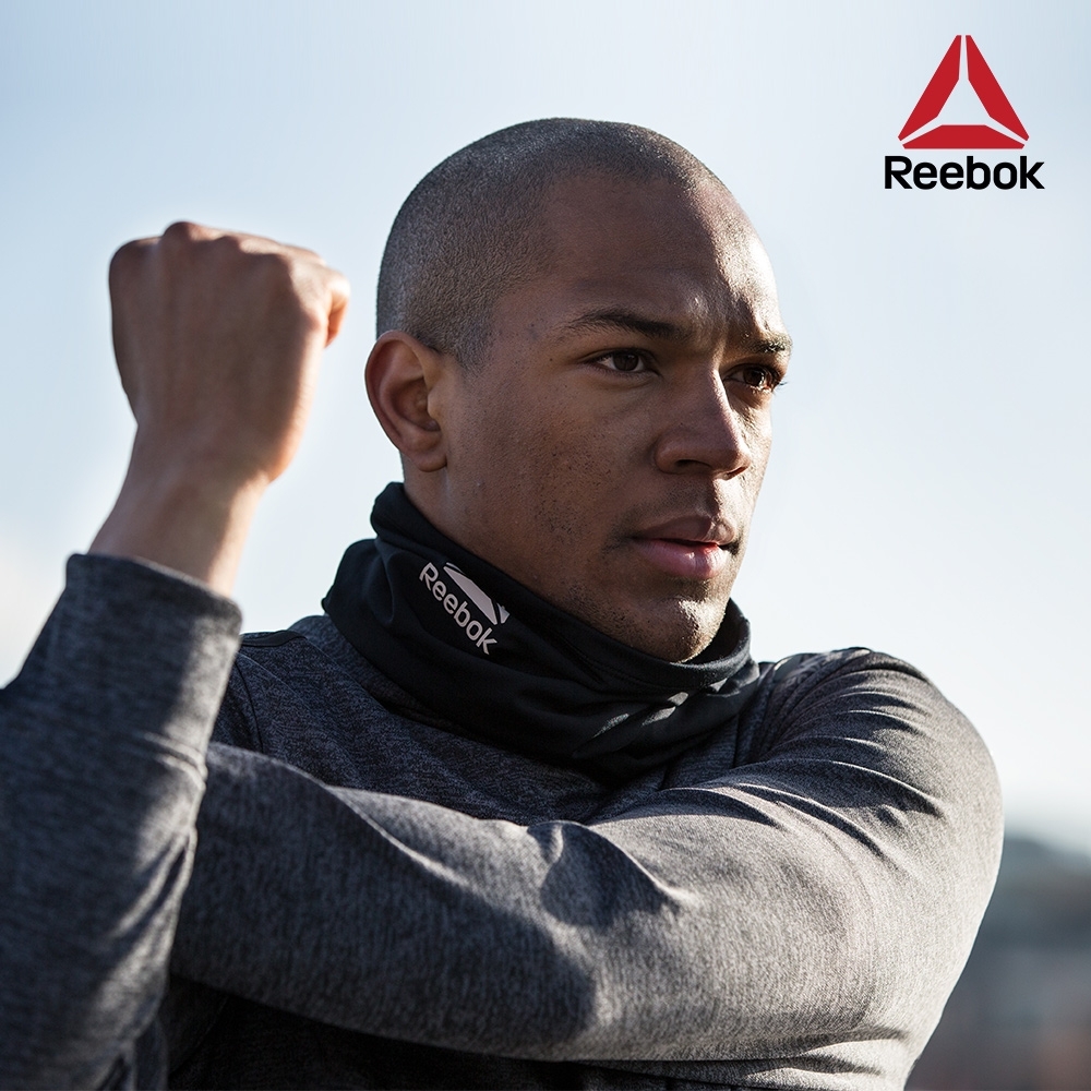 Reebok 保暖舒適運動脖圍(黑)