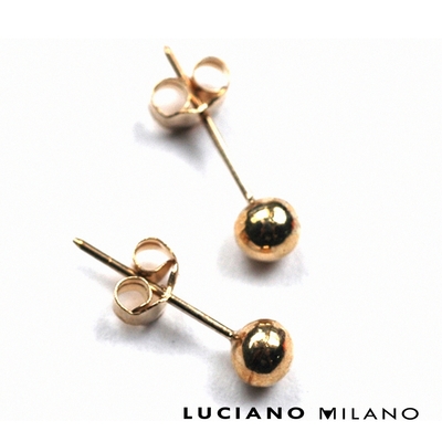 LUCIANO MILANO 玫瑰星純銀耳環