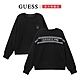 【GUESS】條紋休閒經典字母大學T-兩色任選 product thumbnail 1