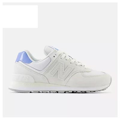 New Balance 女復古休閒運動鞋-白藍-WL5742BC-B