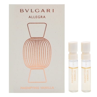 BVLGARI寶格麗 ALLEGRA悅享盛典系列 香草精醇淡香精1.5ml 針管 *2入組
