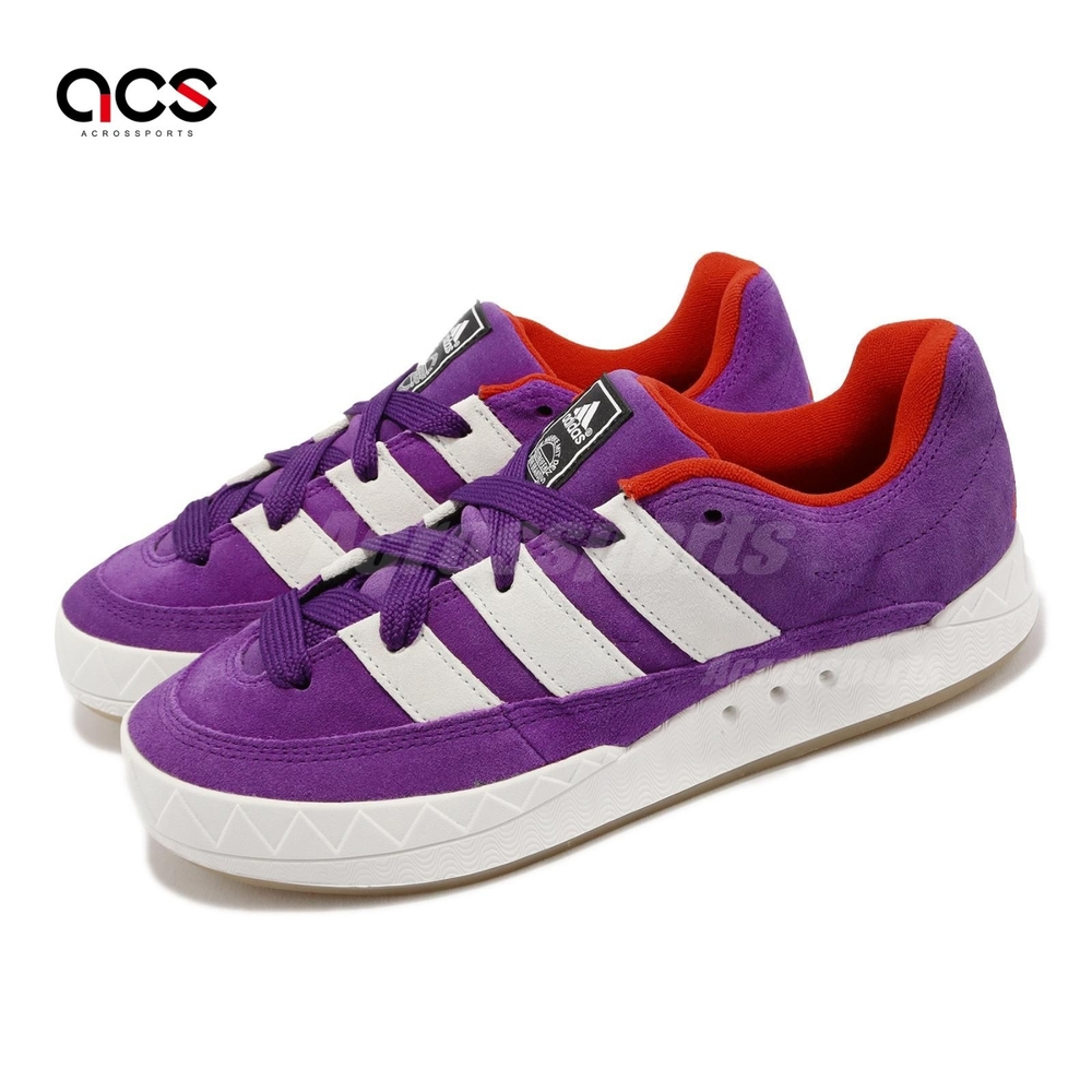 Atomos X adidas Adimatic 男鞋Glory Purple 葡萄紫白復古滑板鞋愛迪達