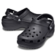 Crocs 卡駱馳  女鞋 雲朵洞洞鞋 經典厚底克駱格 黑色 206750-001 product thumbnail 1