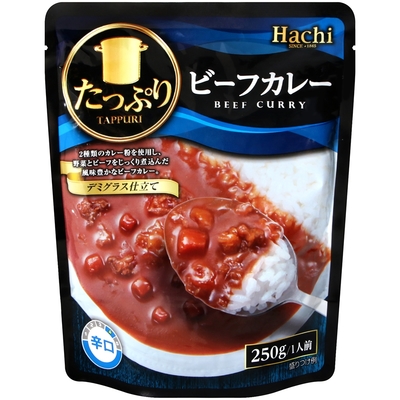 HACHI 即食牛肉風味辛口調理咖哩醬包(250g)