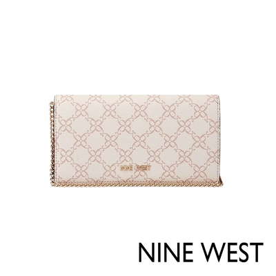 NINE WEST LENNA 鍊條手機包-LOGO粉(506835)