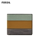 FOSSIL Everett 真皮證件格經典男夾-灰綠色 ML4496343 product thumbnail 1