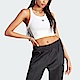 Adidas Top [II0713] 女 背心 短版 修身 休閒 經典 復古 三葉草 棉質 時髦 日常 穿搭 白黑 product thumbnail 1