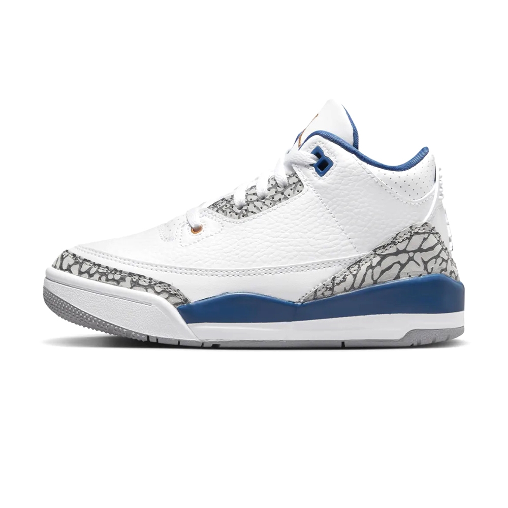 Nike Air Jordan 3 Retro Wizards 男鞋白藍色巫師喬丹經典休閒鞋CT8532