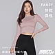 STL yoga FANCY CROP LS 女 韓國 半高領 合身 短版 運動機能 長袖上衣 CloudPink雲霧粉 product thumbnail 1